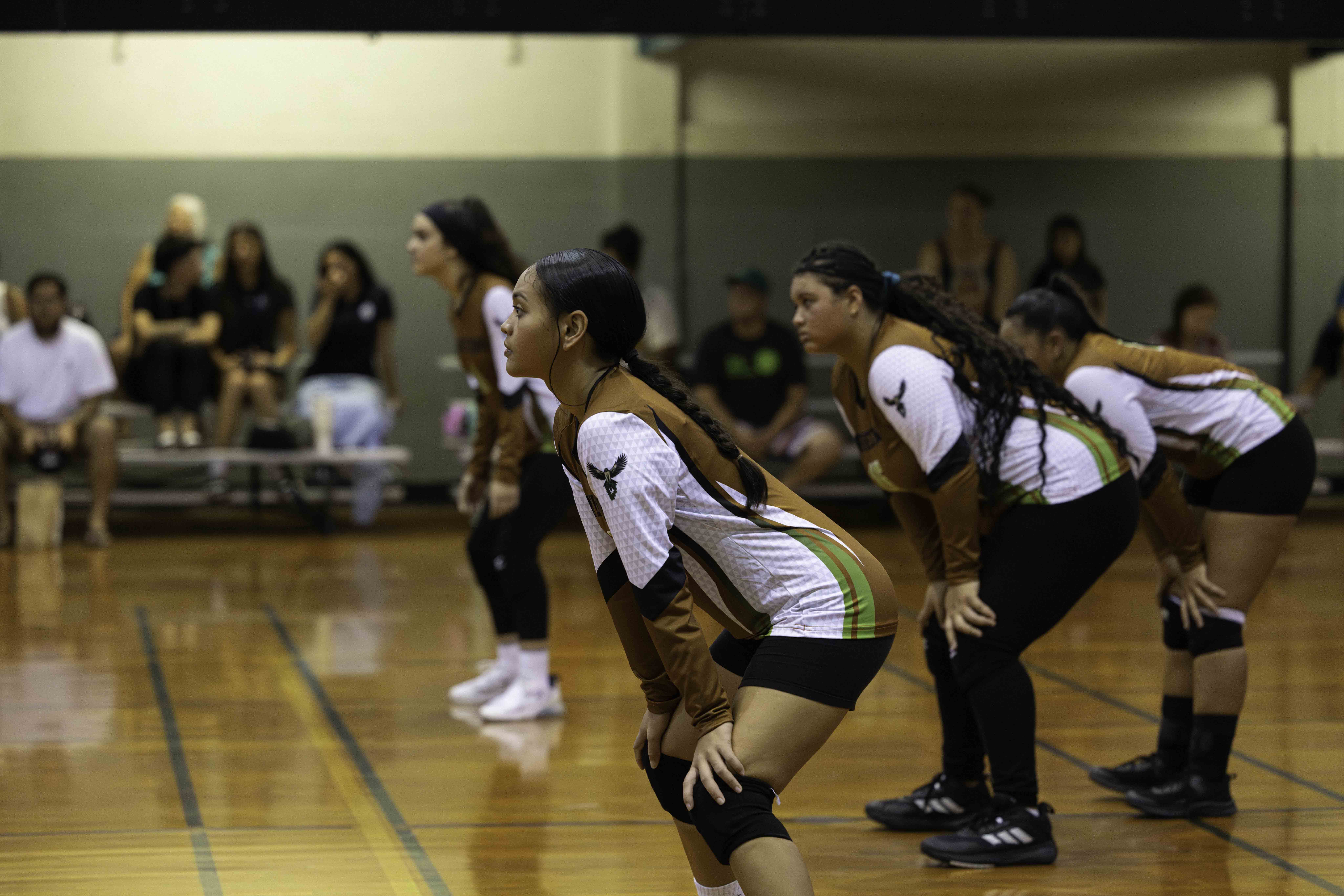 Kamalani and her teammates